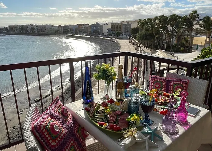 Апартаменты Emycanarias Primera Linea De Playa Аринага